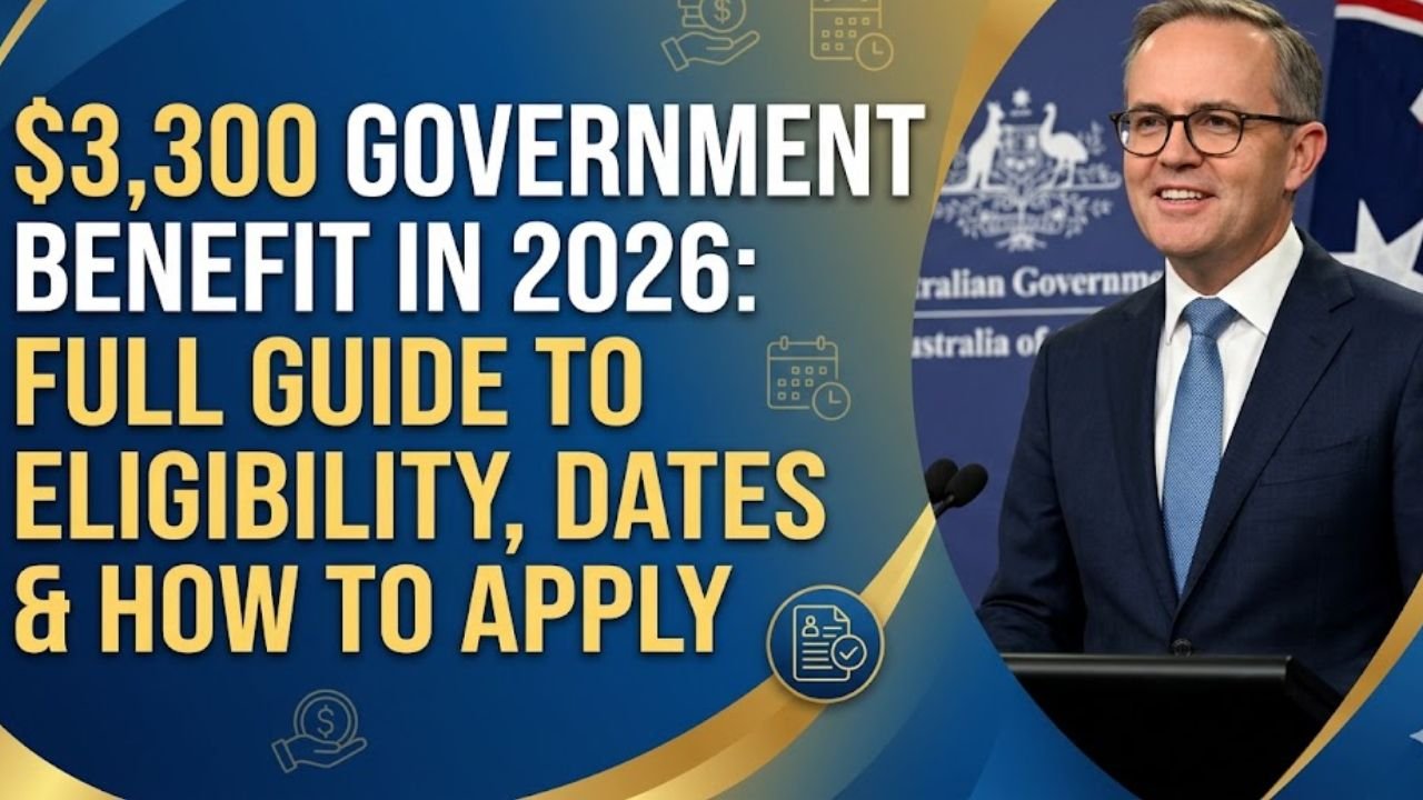 $3,300 Government Benefit in 2026: Full Guide to Eligibility, Dates & How to Apply