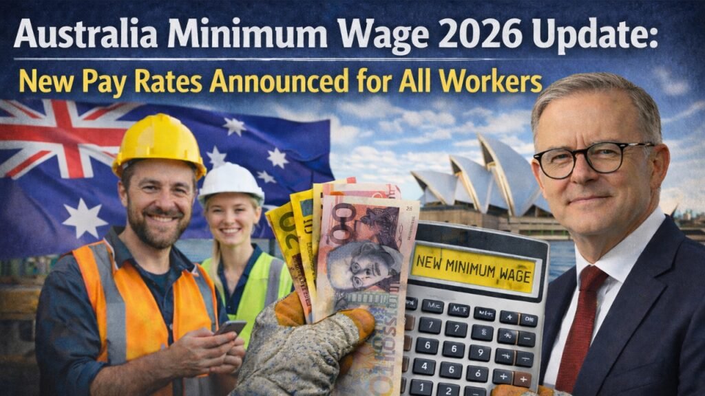 Australia Minimum Wage 2026 Update: New Pay Rates Announced for All Workers