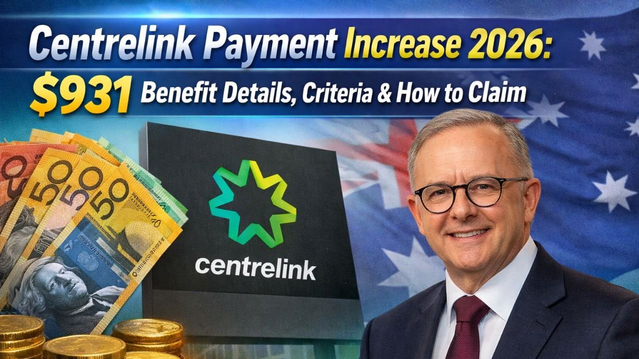 Centrelink Payment Increase 2026: $931 Benefit Details, Criteria & How to Claim