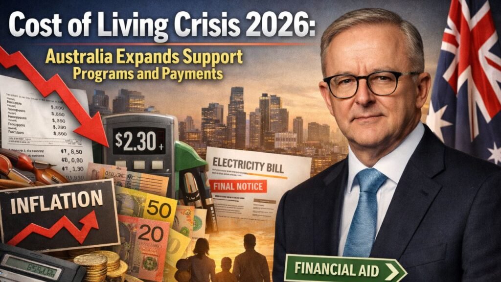 Cost of Living Crisis 2026: Australia Expands Support Programs and Payments
