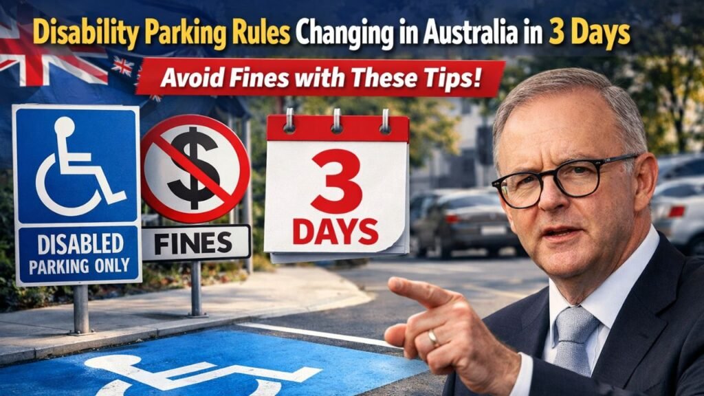 Disability Parking Rules Changing in Australia in 3 Days – Avoid Fines with These Tips