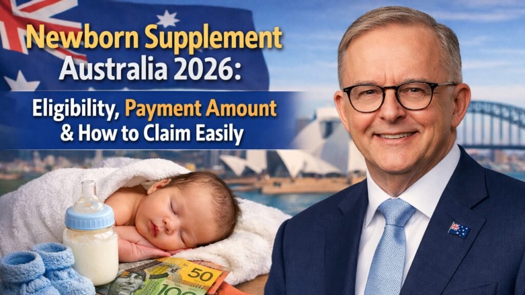 Newborn Supplement Australia 2026: Eligibility, Payment Amount & How to Claim Easily