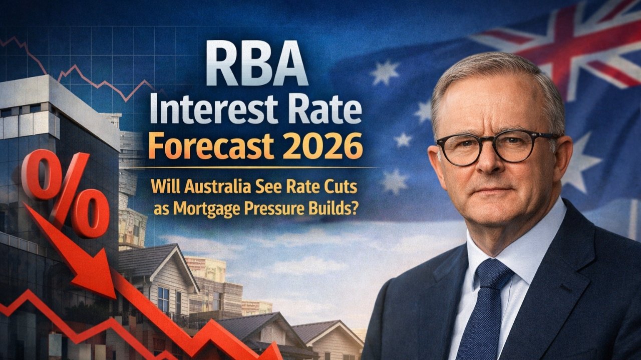 RBA Interest Rate Forecast 2026: Will Australia See Rate Cuts as Mortgage Pressure Builds?